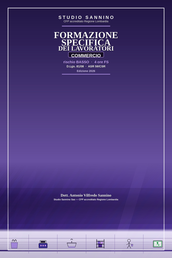 Copertina: Formazione Specifica dei Lavoratori — Commercio